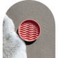 The Wave Bowl - Slow Feeder & Lick Bowl in Coral